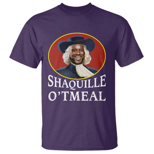 Funny Shaquille Oatmeal T Shirt Shaq O'neal Meme Cereal Parody TS02 Purple Print Your Wear