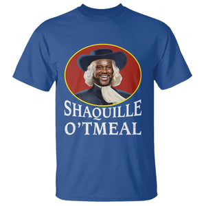 Funny Shaquille Oatmeal T Shirt Shaq O'neal Meme Cereal Parody TS02 Royal Blue Print Your Wear