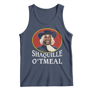 Funny Shaquille Oatmeal Tank Top Shaq O'neal Meme Cereal Parody TS02 Navy Print Your Wear