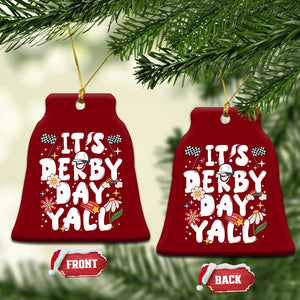 It's Derby Day Y'All Ceramic Ornament Retro Groovy KY Horse Racing TS02 Print Your Wear