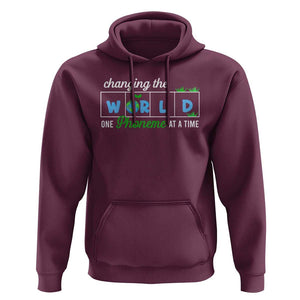 Specialist Teacher Hoodie Changing The World One Phoneme At A Time Teaching Appreciation TS02 Maroon Print Your Wear