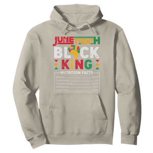 Juneteenth Black King Hoodie Funny Nutrition Facts TS02 Sand Print Your Wear