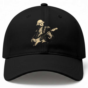 George Washington Rock Star Vintage Portrait Baseball Cap Funny Electric Guitar Player Founding Father Retro Aesthetic Patriotic Graphic TS02 Print Your Wear