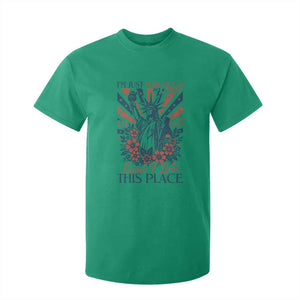 I'm Just Mad As Hell Cause I Love This Place T Shirt For Kid Vintage Statue of Liberty Patriotic Retro Flora TS02 Irish Green Print Your Wear