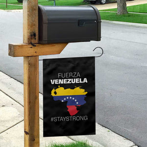 Fuerza Venezuela Strong Solidarity Garden Flag Hope Support Venezuelan Patriotic Flag Map TS02 Print Your Wear