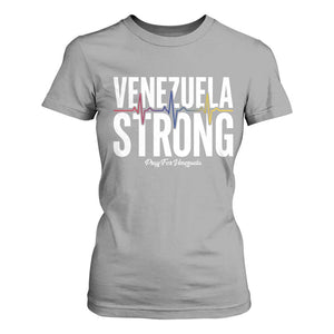 Venezuela Strong Venezuelan Heartbeat T Shirt For Women Solidarity Resilience Hope and Prayer