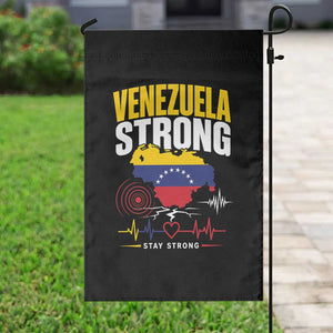 Venezuela Strong Support and Solidarity Garden Flag Patriotic Venezuelan Flag Country Map