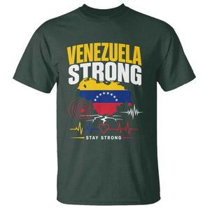 Venezuela Strong Support and Solidarity T Shirt Patriotic Venezuelan Flag Country Map