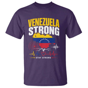 Venezuela Strong Support and Solidarity T Shirt Patriotic Venezuelan Flag Country Map