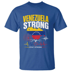 Venezuela Strong Support and Solidarity T Shirt Patriotic Venezuelan Flag Country Map