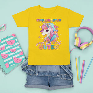 Cute Kindergarten Unicorn T Shirt For Kid Just Got A Lot Cuter Kinder Girl TS02 Daisy Printyourwear