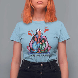 Orange Shirt Day T Shirt For Women You Are Not Forgotten Native American Child TS02 Light Blue Print Your Wear
