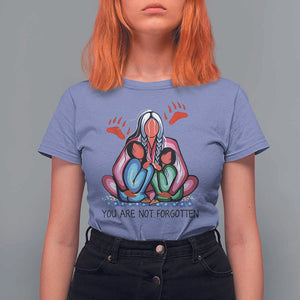 Orange Shirt Day T Shirt For Women You Are Not Forgotten Native American Child TS02 Violet Print Your Wear