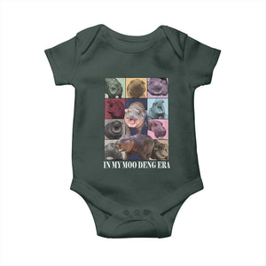 In My Moo Deng Era Baby Onesie Cute Pygmy Hippo TS02 Print Your Wear