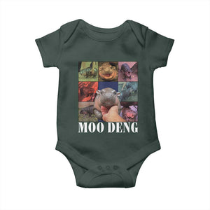 Baby Hippo Moo Deng Baby Onesie Pygmy Hippo Cute Zoo For Family TS02 Print Your Wear