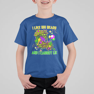 Mardi Gras T Shirt For Kid I Like Big Beads And I Can Not Lie New Orleans TS02 Royal Blue Printyourwear