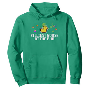 Funny St Patricks Day Hoodie Silliest Goose At The Pub Funny St. Patricks Day TS02 Irish Green Print Your Wear