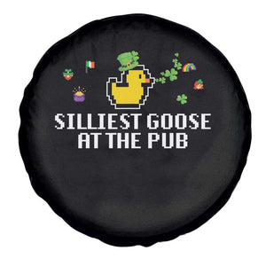 Funny St Patricks Day Spare Tire Cover Silliest Goose At The Pub Funny St. Patricks Day TS02 Print Your Wear