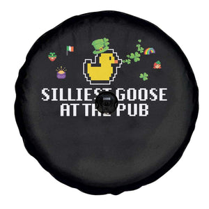Funny St Patricks Day Spare Tire Cover Silliest Goose At The Pub Funny St. Patricks Day TS02 Print Your Wear