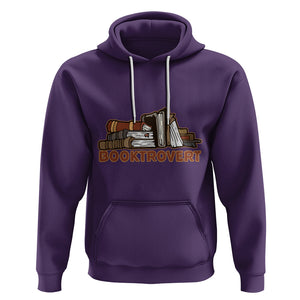 Funny Book Lover Hoodie Booktrovert Definition Books Reader Reading TS02 Purple Printyourwear