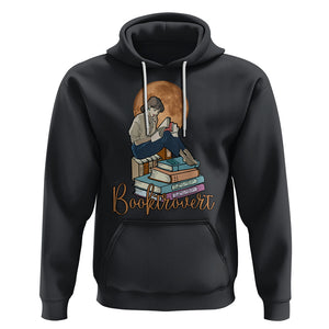 Funny Book Lover Hoodie Booktrovert Girl Books Reader Reading TS02 Black Printyourwear