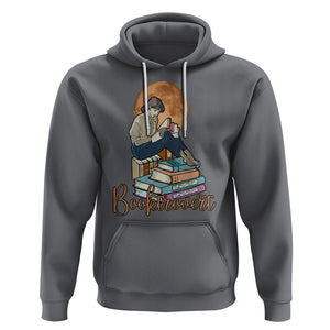 Funny Book Lover Hoodie Booktrovert Girl Books Reader Reading TS02 Charcoal Printyourwear