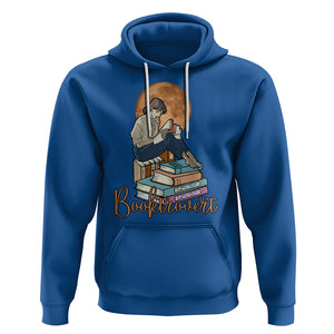 Funny Book Lover Hoodie Booktrovert Girl Books Reader Reading TS02 Royal Blue Printyourwear