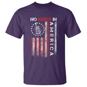 No Kings In America T Shirt Retro Freedom American Betsy Ross Flag TS02 Purple Print Your Wear