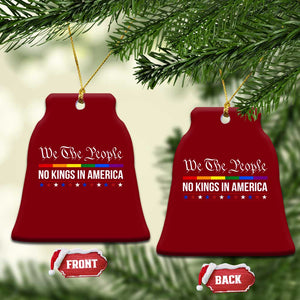 No Kings In America Ceramic Ornament We The People TS02 Print Your Wear
