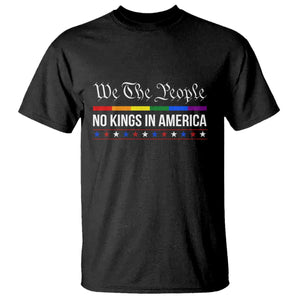 No Kings In America T Shirt We The People TS02 Black Print Your Wear