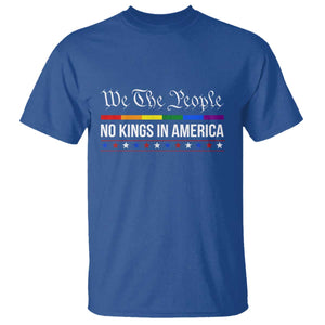 No Kings In America T Shirt We The People TS02 Royal Blue Print Your Wear