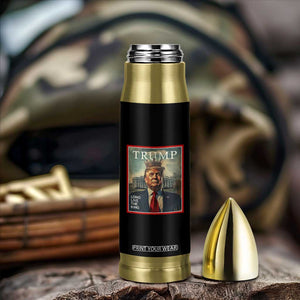 Trump 2025 Bullet Tumbler Long Live The King Patriotic Graphic TS02 Print Your Wear