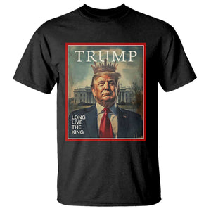 Trump 2025 T Shirt Long Live The King Patriotic Graphic TS02 Black Print Your Wear
