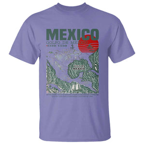 Gulf of Mexico Estd 1550 T Shirt Golfo De Mexico Historic Map Retro Graphic TS02 Violet Print Your Wear
