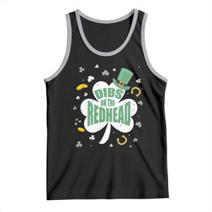 Funny Irish St Patricks Day Tank Top Prone To Shenanigans TS02 Black Athletic Heather Print Your Wear