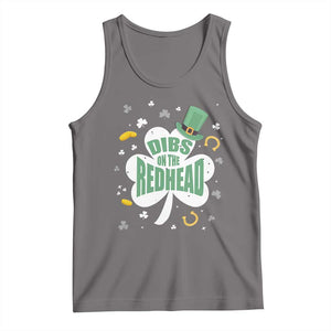 Funny Irish St Patricks Day Tank Top Prone To Shenanigans TS02 Deep Heather Print Your Wear