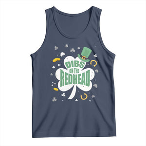 Funny Irish St Patricks Day Tank Top Prone To Shenanigans TS02 Navy Print Your Wear