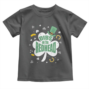 Funny Irish St Patricks Day Toddler T Shirt Prone To Shenanigans TS02 Dark Heather Print Your Wear