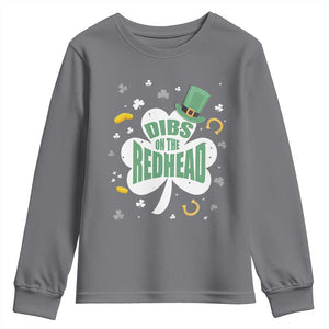 Funny Irish St Patricks Day Youth Sweatshirt Prone To Shenanigans TS02 Charcoal Print Your Wear