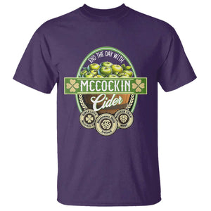 Mccockin Cider T Shirt Funny St Patrick's Day TS02 Purple Print Your Wear