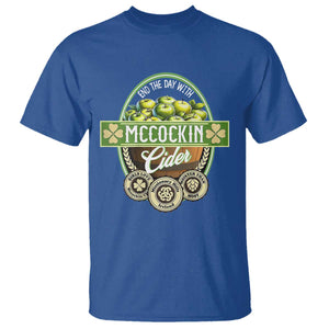 Mccockin Cider T Shirt Funny St Patrick's Day TS02 Royal Blue Print Your Wear