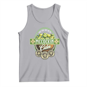 Mccockin Cider Tank Top Funny St Patrick's Day TS02 Athletic Heather Print Your Wear