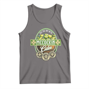 Mccockin Cider Tank Top Funny St Patrick's Day TS02 Deep Heather Print Your Wear