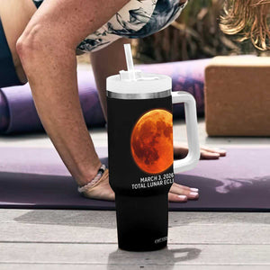 Blood Moon Total Lunar Eclipse March 3 2026 Tumbler With Handle Blood Moon Astronomy Souvenir Graphic TS02 Print Your Wear