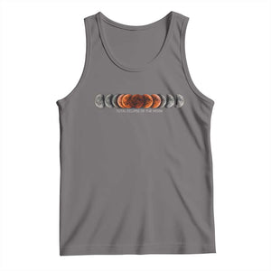 Total Eclipse of the Moon Phases Tank Top Blood Moon Space Astronomy Celestial Graphic TS02 Deep Heather Print Your Wear