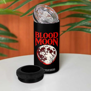Retro Blood Moon Graphic 4 in 1 Can Cooler Tumbler Mystic Celestial Gothic Astronomy Art TS02 Print Your Wear