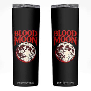 Retro Blood Moon Graphic Skinny Tumbler Mystic Celestial Gothic Astronomy Art TS02 Black Print Your Wear