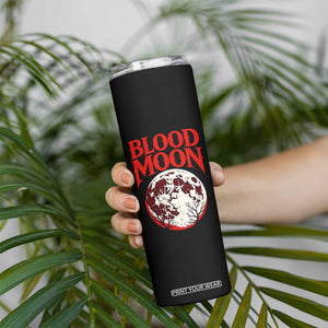 Retro Blood Moon Graphic Skinny Tumbler Mystic Celestial Gothic Astronomy Art TS02 Print Your Wear