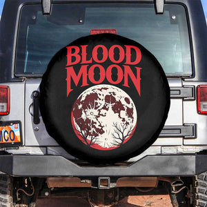 Retro Blood Moon Graphic Spare Tire Cover Mystic Celestial Gothic Astronomy Art TS02 No hole Black Print Your Wear