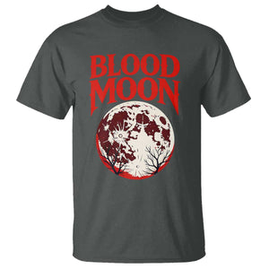 Retro Blood Moon Graphic T Shirt Mystic Celestial Gothic Astronomy Art TS02 Dark Heather Print Your Wear